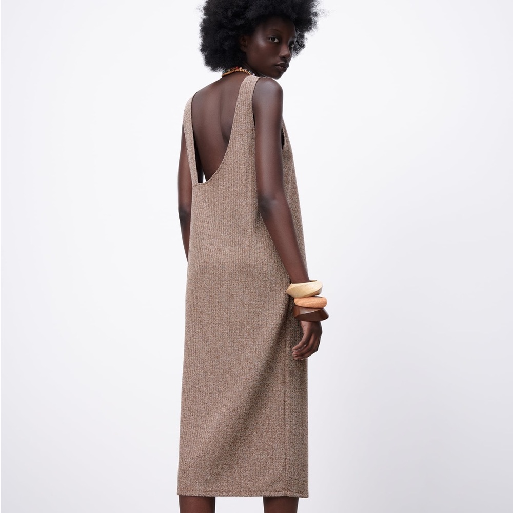Zara knit midi dress